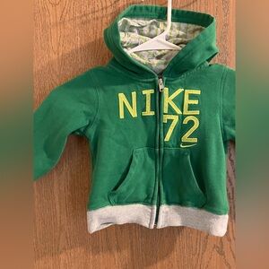 Nike "72" full-zip hoodie for toddlers, in size 2T
